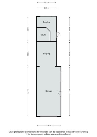 Plattegrond - Schiffelderstraat 11, 6369 TJ Simpelveld - Schiffelderstraat 11 Simpelveld - Garage 2D.jpg